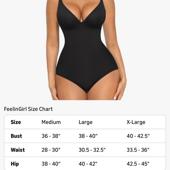 Black Shapewear Bodysuit - Picture 2 of 4